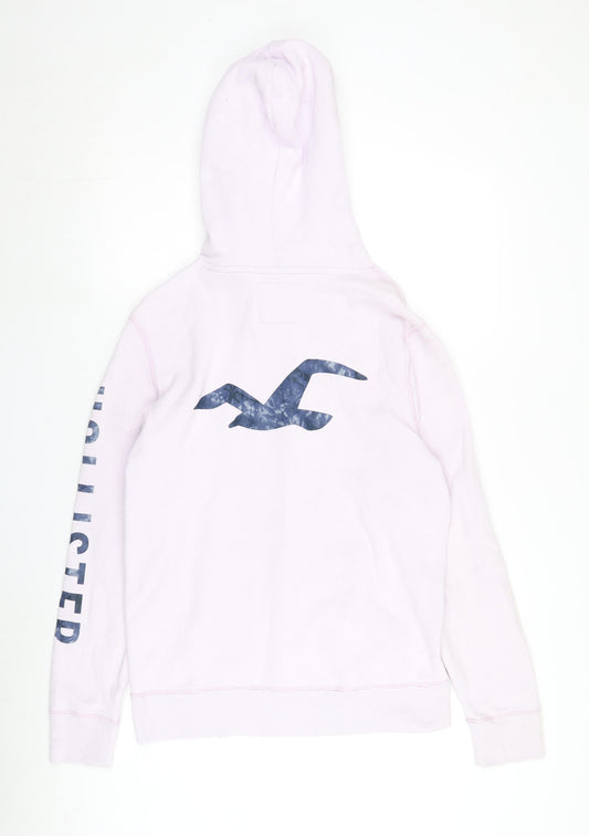 Hollister Women's Pink Pullover Hoodie, S, Casual Style