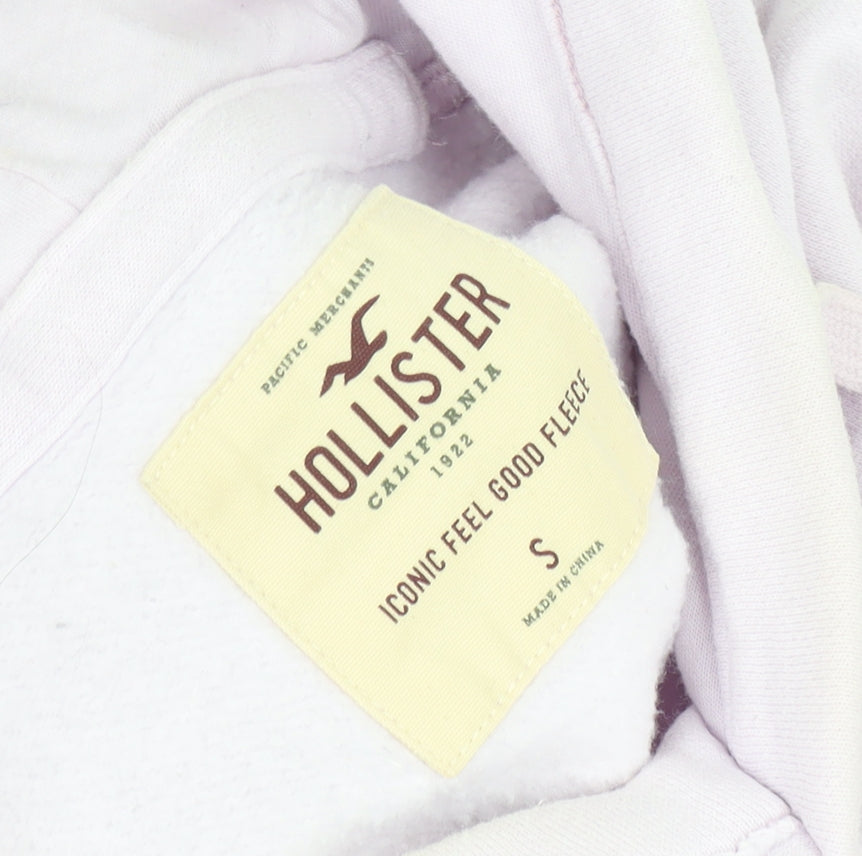 Hollister Women's Pink Pullover Hoodie, S, Casual Style