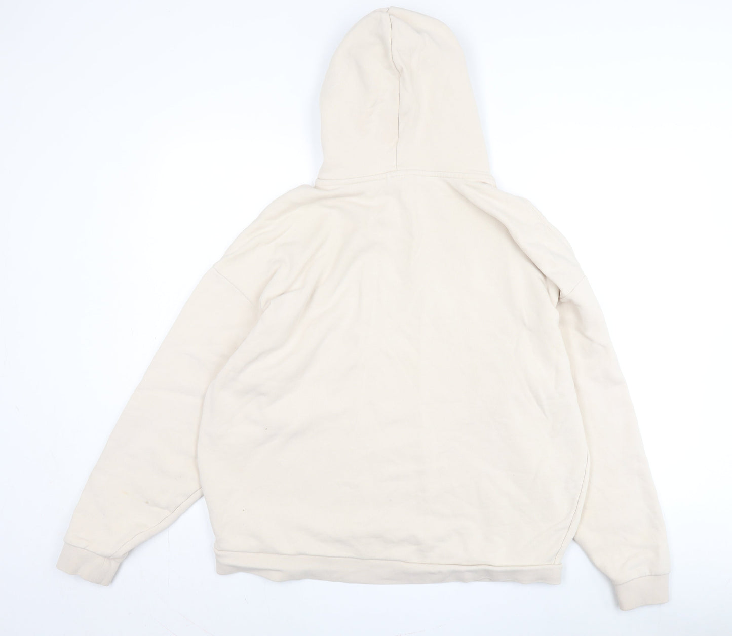 Unisex Adults UK Size 14 Slazenger Beige Pullover Hoodie