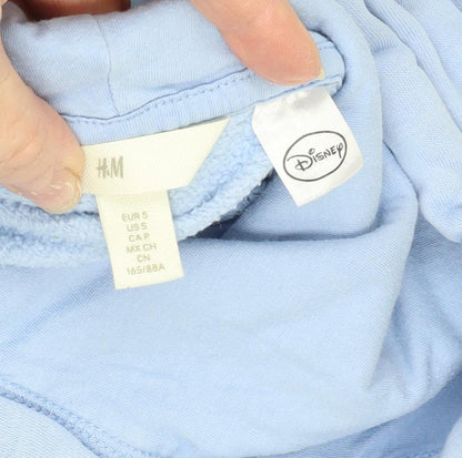 H&M Unisex Disney Blue Hoodie, Size S