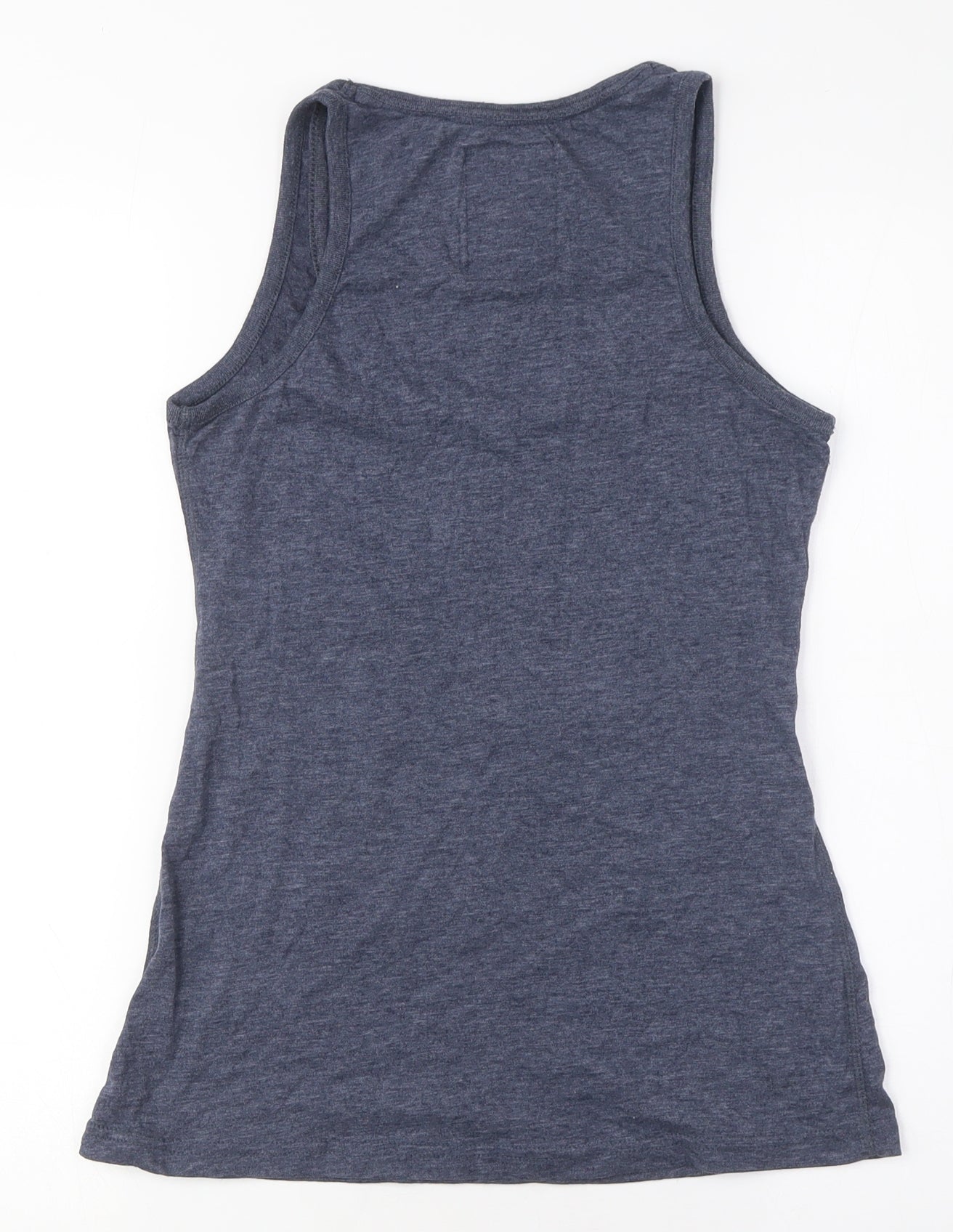 Womens UK Size 2XS Superdry Blue Basic Tank