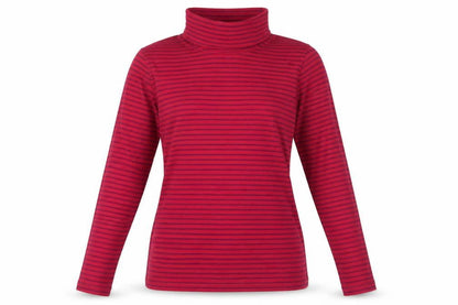 Womens UK Size M Lands' End Red Jersey T-Shirt