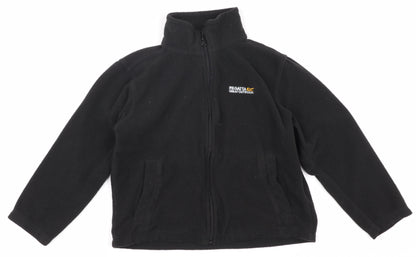 Regatta Boys Black Fleece Full Zip Sweatshirt 7-8 Years