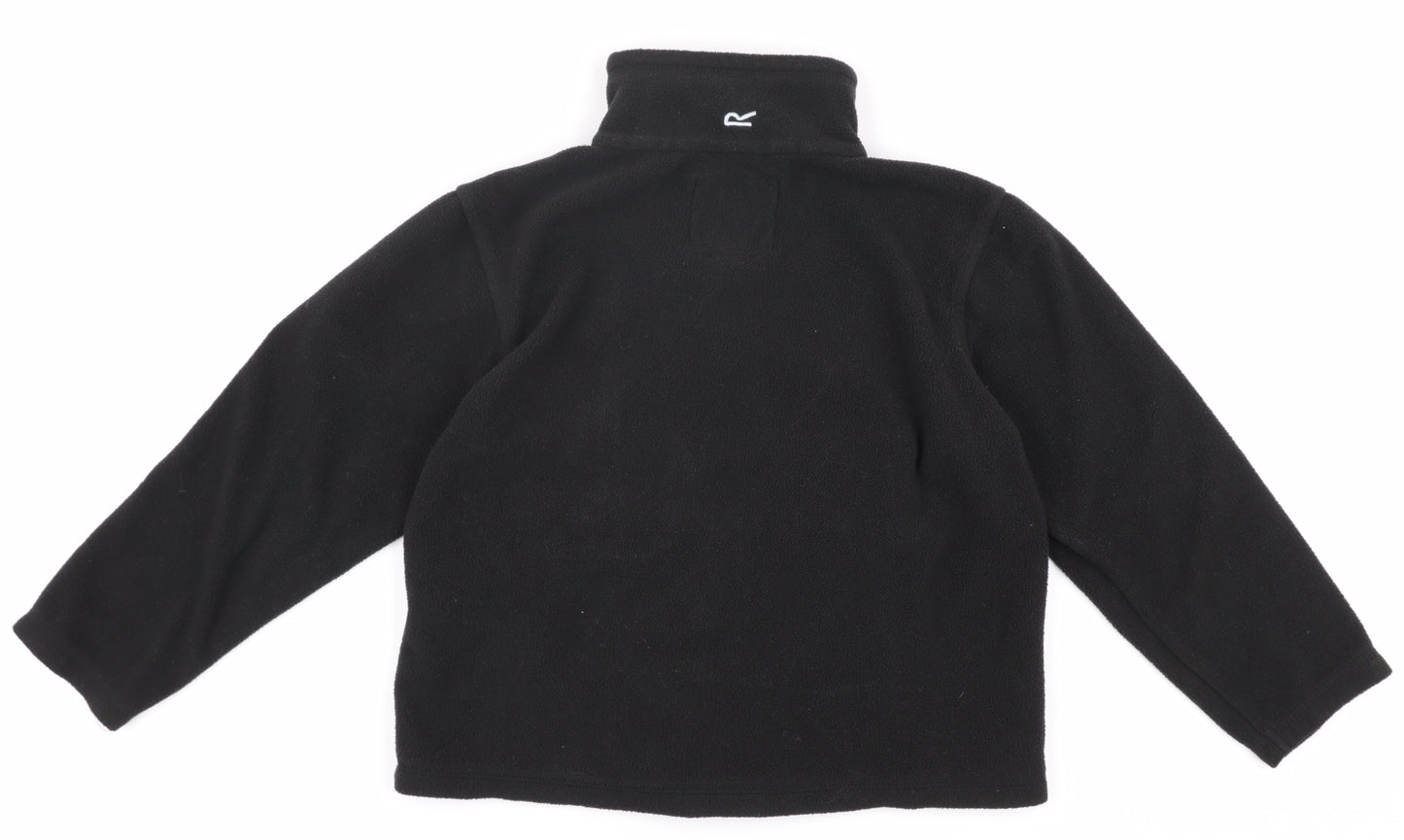 Regatta Boys Black Fleece Full Zip Sweatshirt 7-8 Years