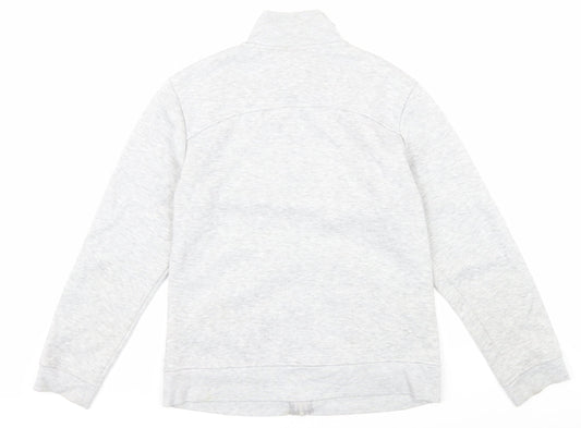 Womens UK Size 12 LA Gear Grey Full Zip Sweatshirt