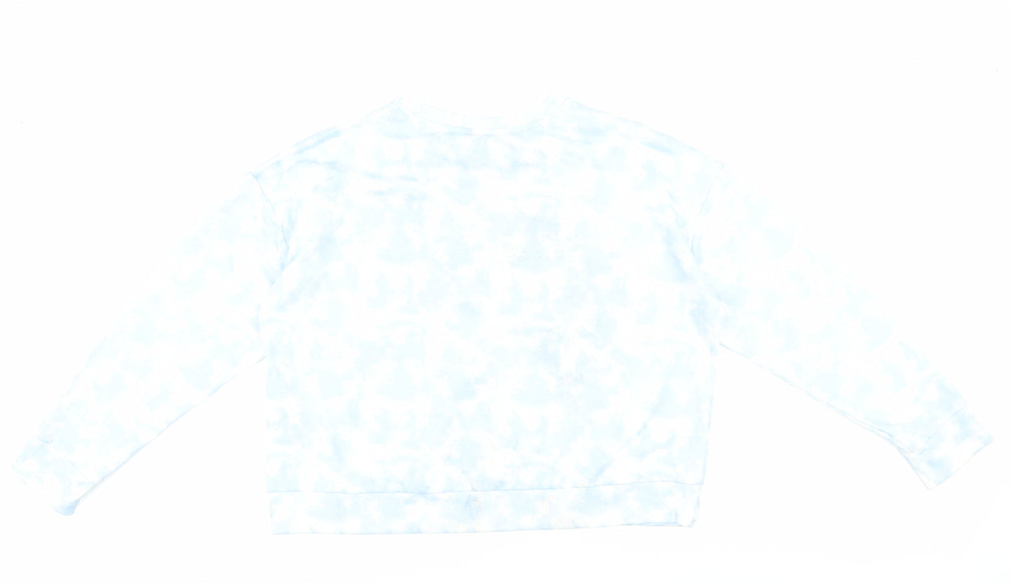 Disney Unisex Adults White Mickey Mouse Sweatshirt M