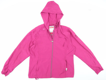 Champion Women's Pink Windbreaker Jacket L