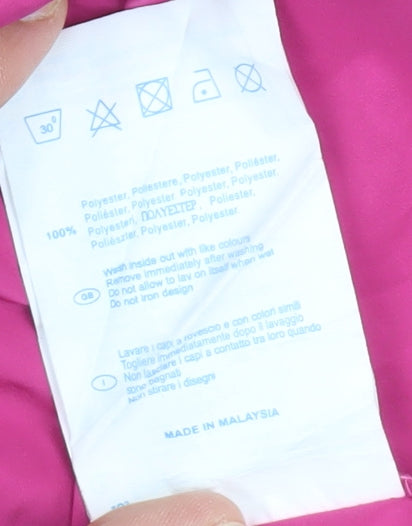 Champion Women's Pink Windbreaker Jacket L