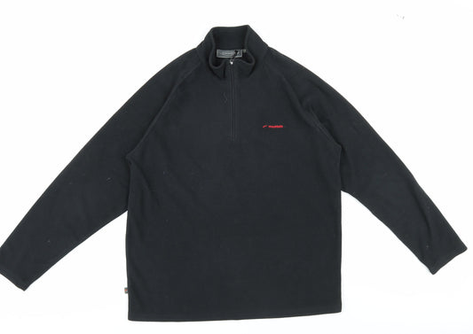 Mens UK Size M Mountainlife Black Pullover Sweatshirt