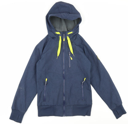 Unisex Adults UK Size S Surfanic Blue Windbreaker Coat