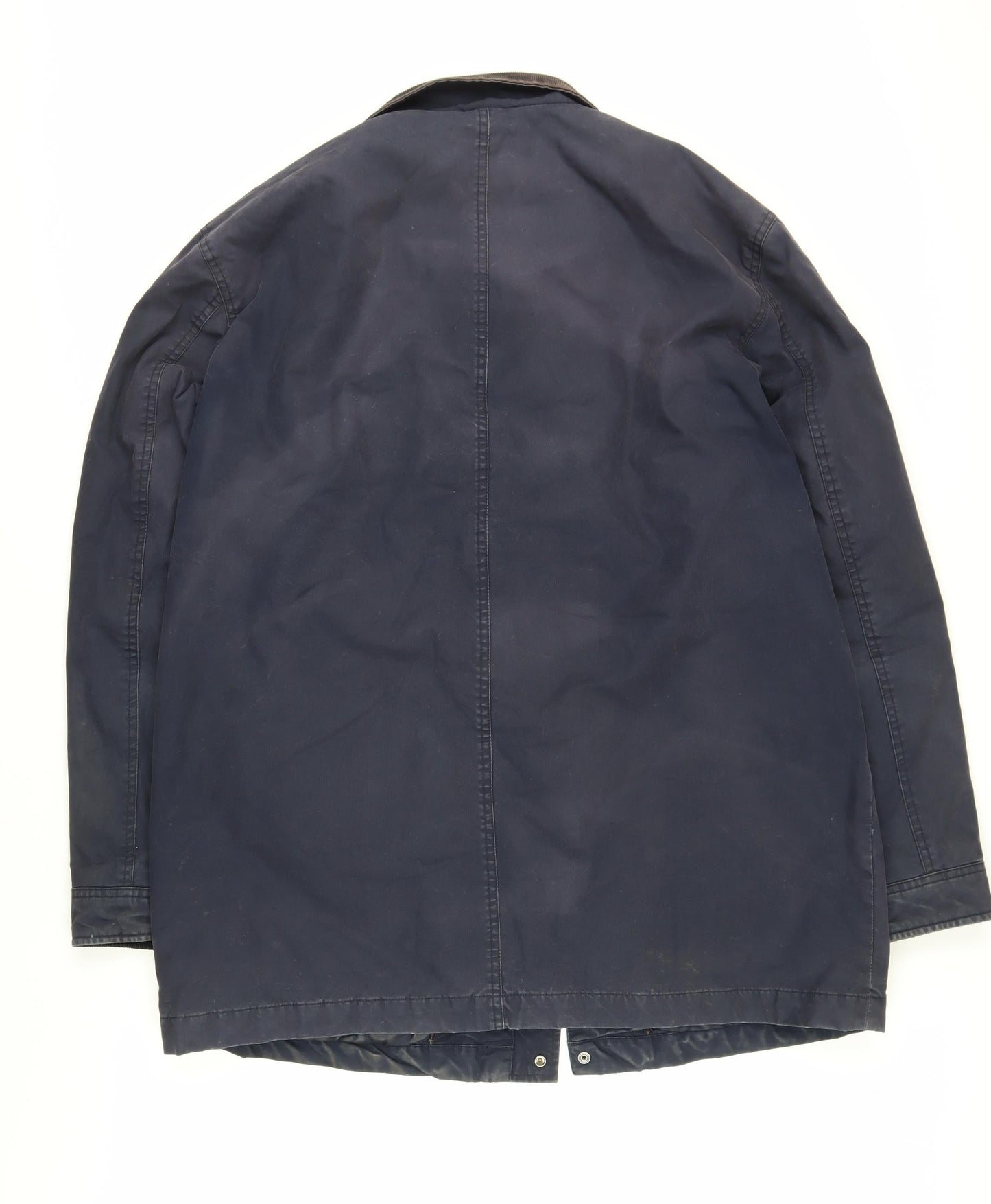 Mens UK Size L Marks and Spencer Blue Military Jacket