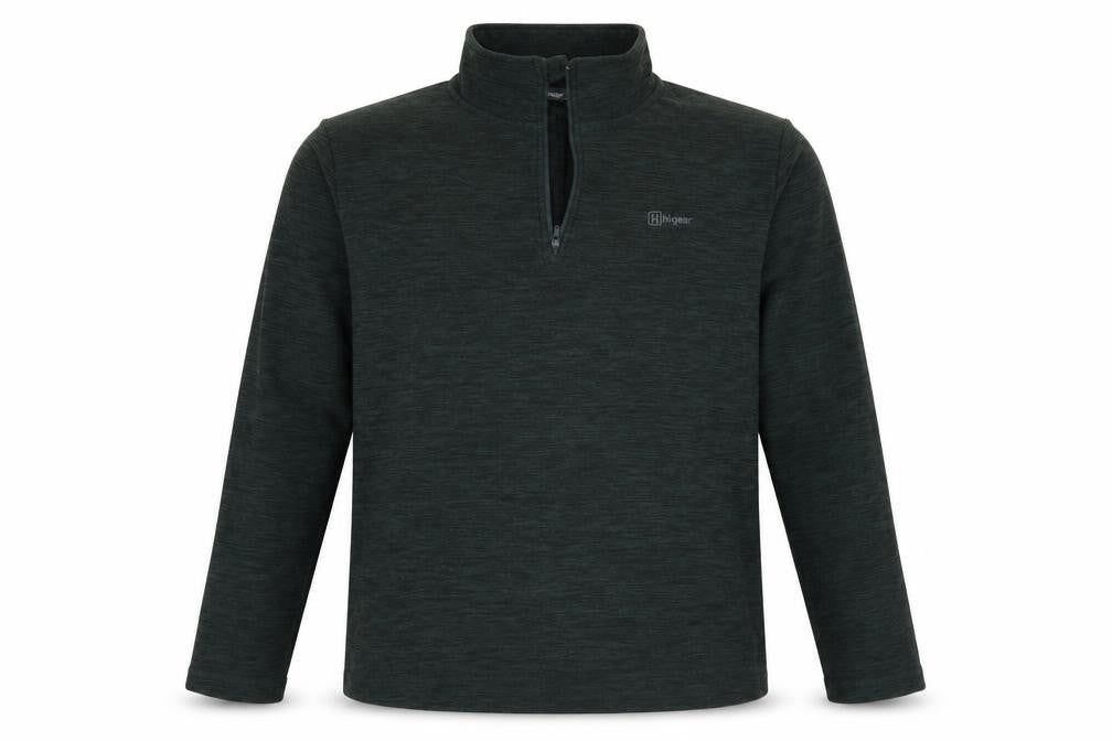 Mens UK Size XL Hi Gear Green 1/4 Zip Sweatshirt