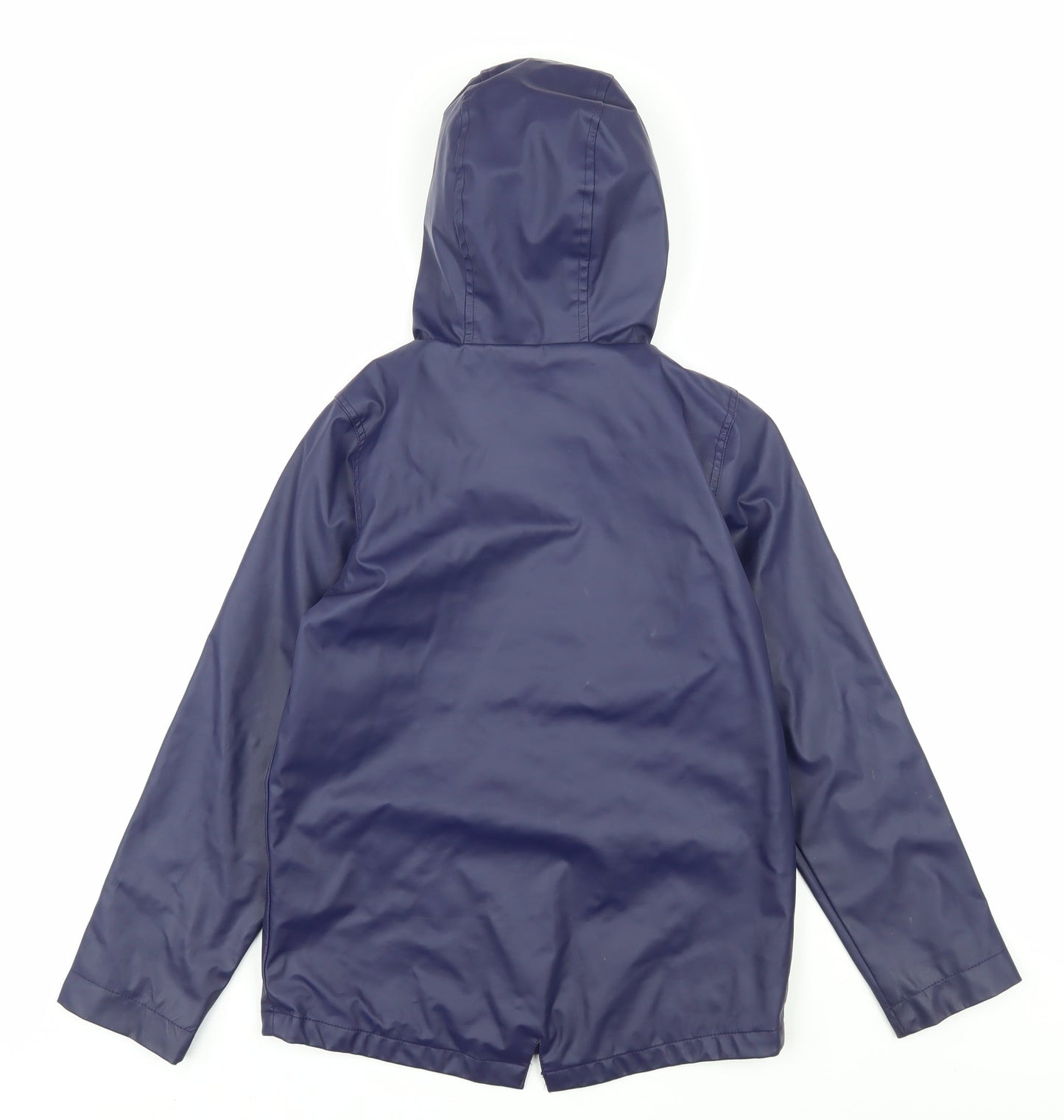 Peter Storm Girls Blue Waterproof Hooded Rain Coat 9-10 Years