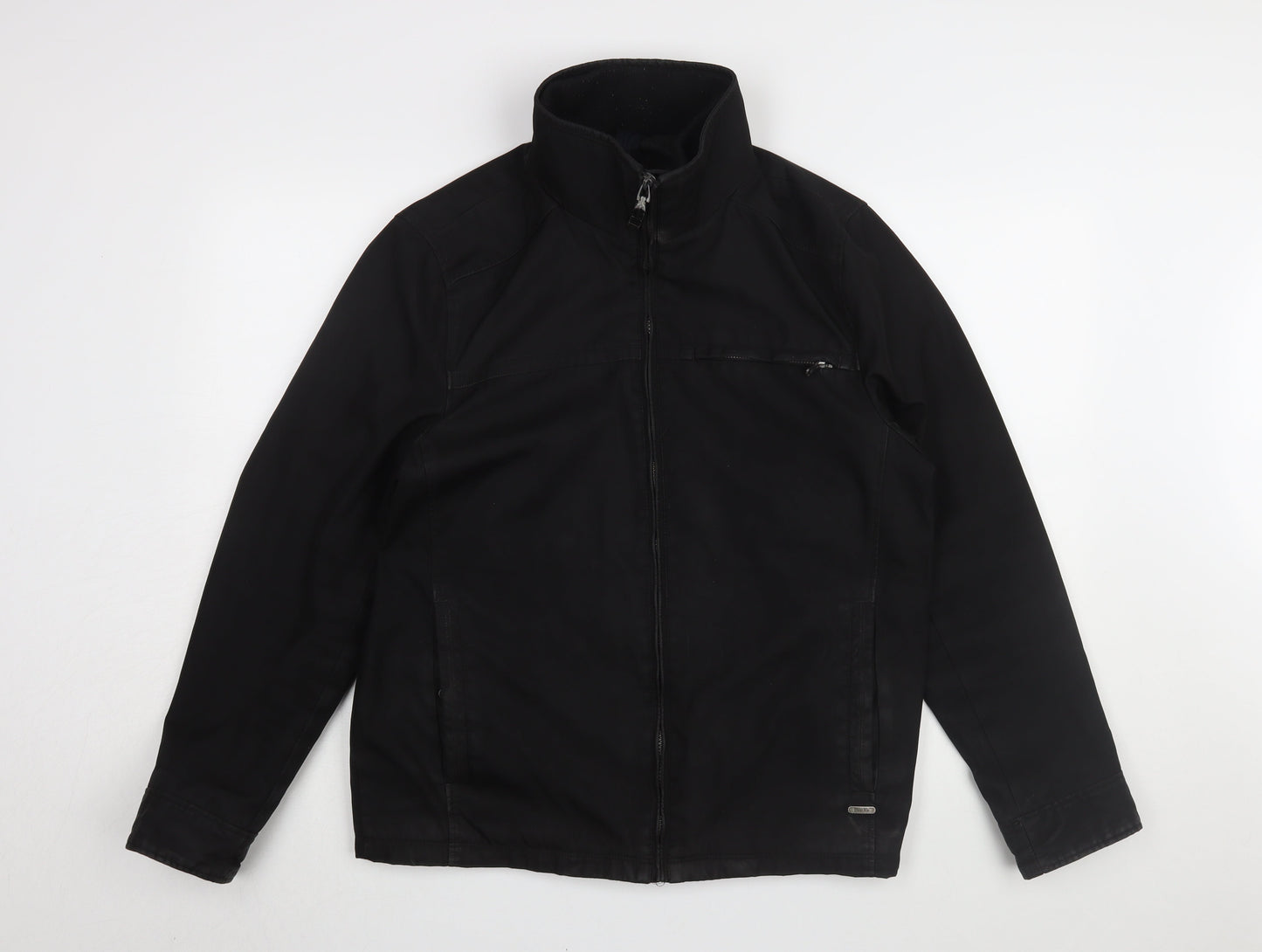 Mens UK Size S Calvin Klein Black Windbreaker Coat