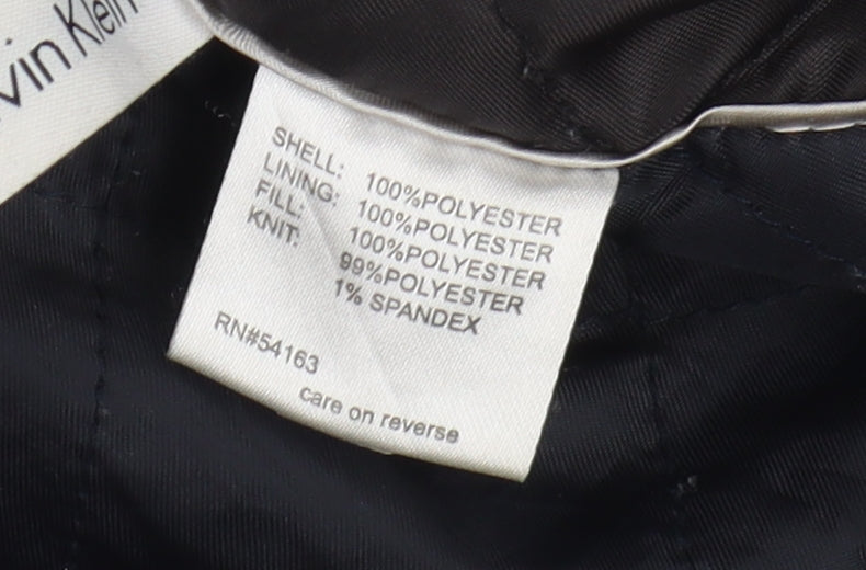 Mens UK Size S Calvin Klein Black Windbreaker Coat