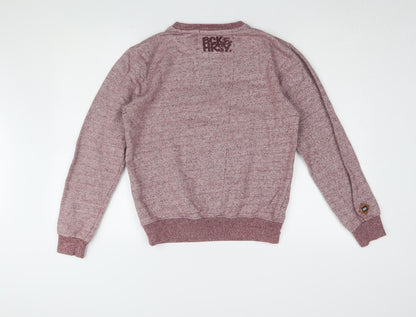 Beck & Hersey Women’s Red Graphic Pullover Sweatshirt S