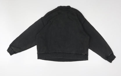 H&M Women's Black Mickey Graphic Pullover Sweatshirt S