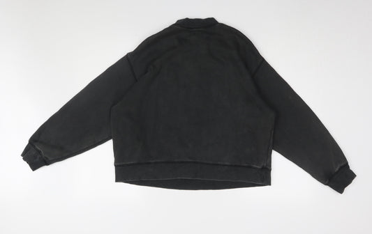 H&M Women's Black Mickey Graphic Pullover Sweatshirt S