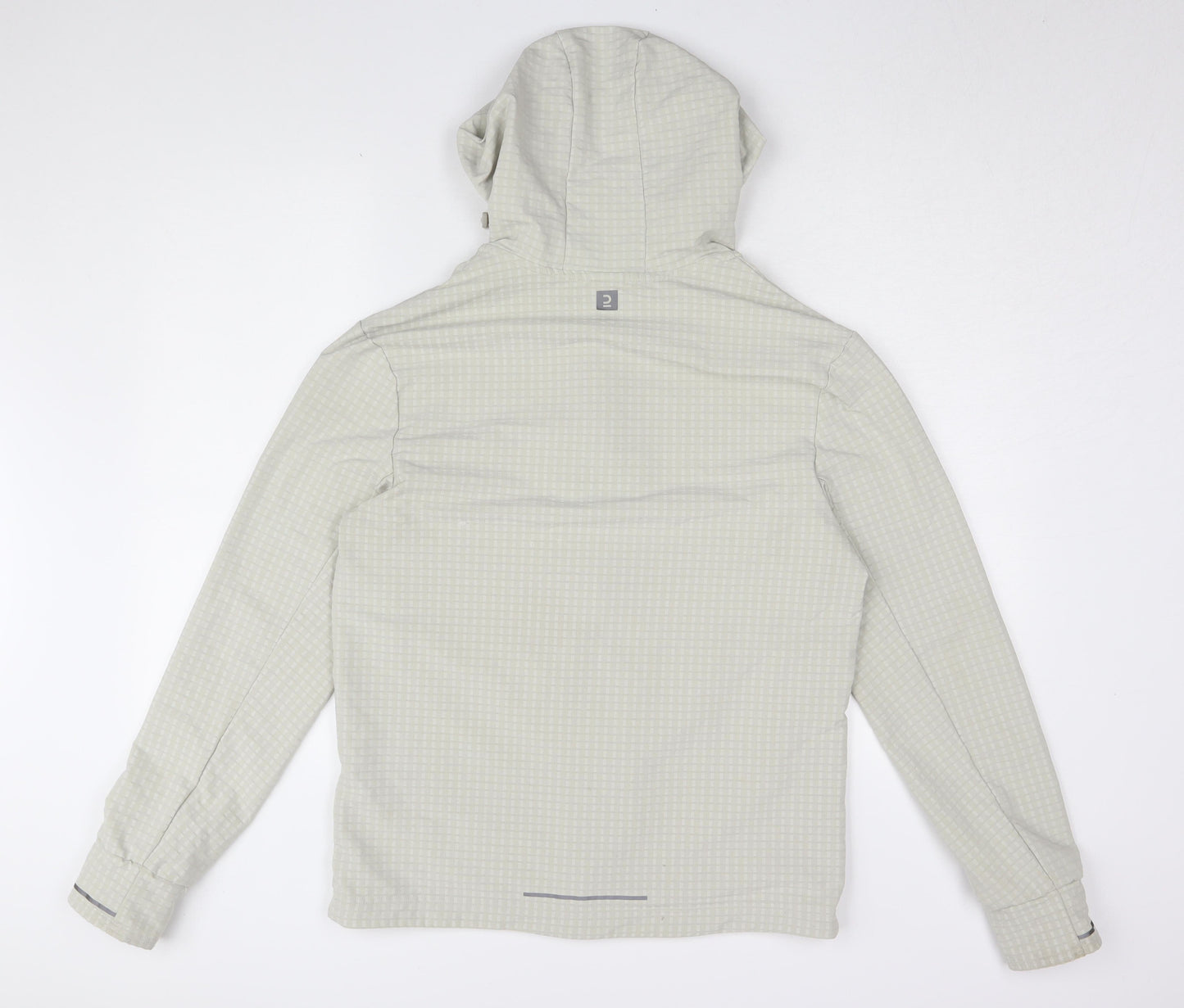 Unisex Adults UK Size M DECATHLON Grey Windbreaker Coat