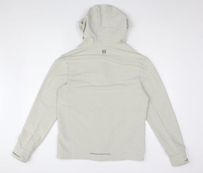 Unisex Adults UK Size M DECATHLON Grey Windbreaker Coat