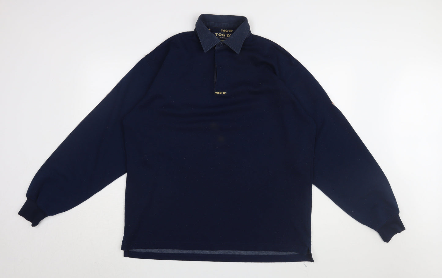 TOG 24 Men's Blue Long Sleeve Polo L