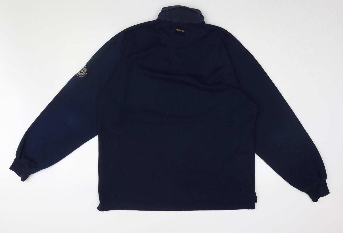 TOG 24 Men's Blue Long Sleeve Polo L