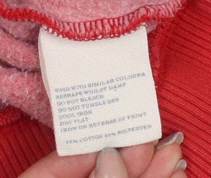 Womens UK Size 10 Jack Wills Red Full Zip Hoodie