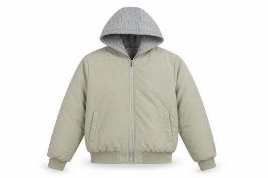 Womens UK Size S Brave Soul Beige Bomber Jacket