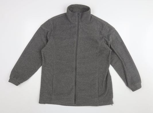 Womens UK Size 10 TOG 24 Grey Full Zip Sweatshirt