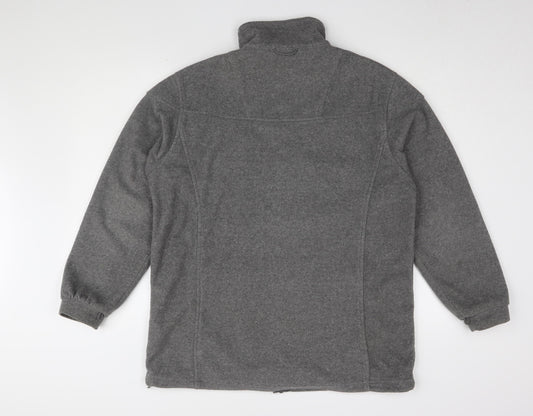 Womens UK Size 10 TOG 24 Grey Full Zip Sweatshirt