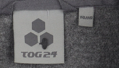 Womens UK Size 10 TOG 24 Grey Full Zip Sweatshirt
