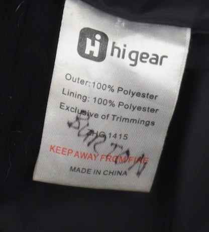 Hi Gear Boys Black Hooded Rain Coat - Size 7-8