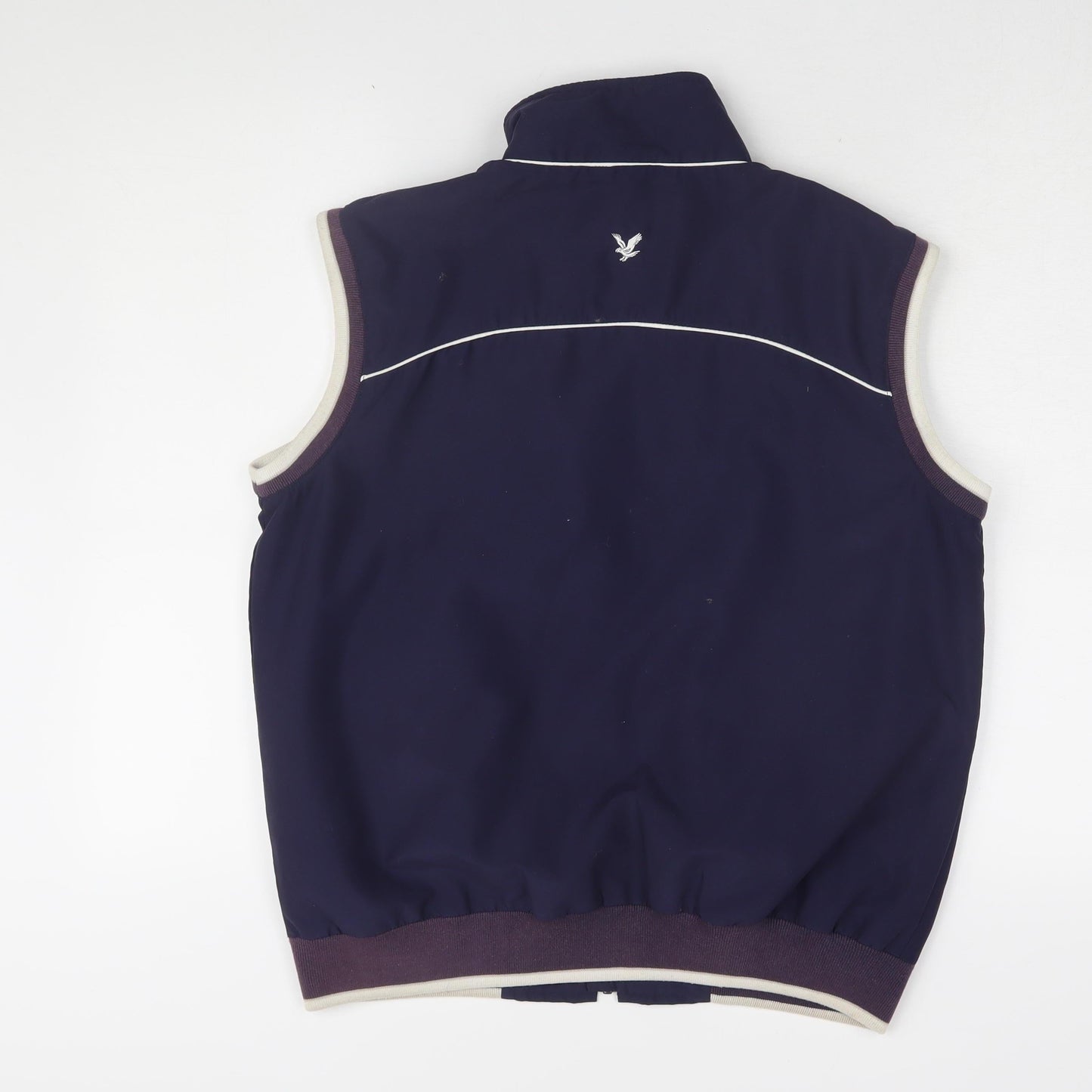 Mens UK Size M Lyle & Scott Blue Gilet