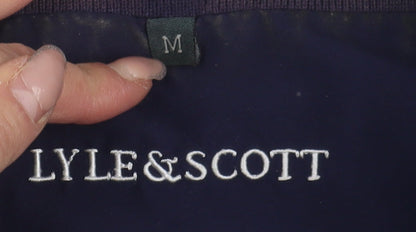 Mens UK Size M Lyle & Scott Blue Gilet