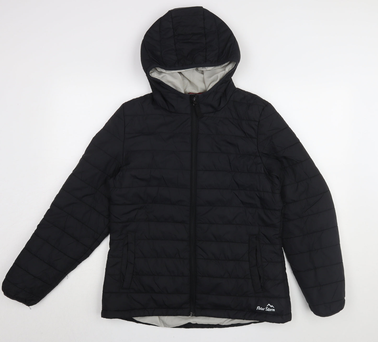Womens UK Size 12 Peter Storm Black Puffer Jacket