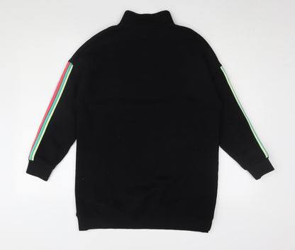 Marks and Spencer Girls Black Full Zip Sweatshirt 11-12 Years