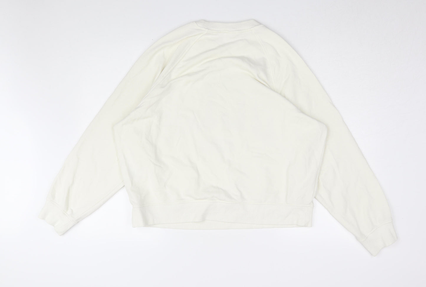 H&M Unisex Adults White UCLA Pullover Sweatshirt M