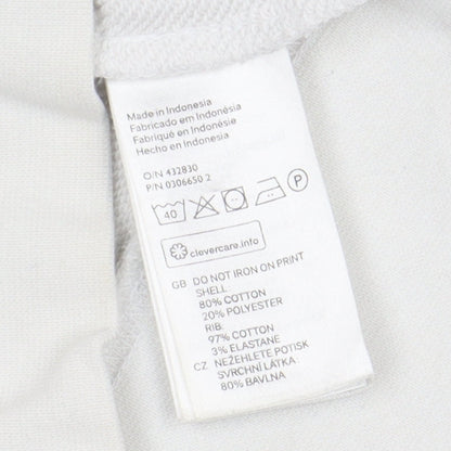 Mens UK Size UK 10 H&M White Pullover Sweatshirt