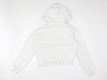 NA-KD Women's White Pullover Hoodie - Size M
