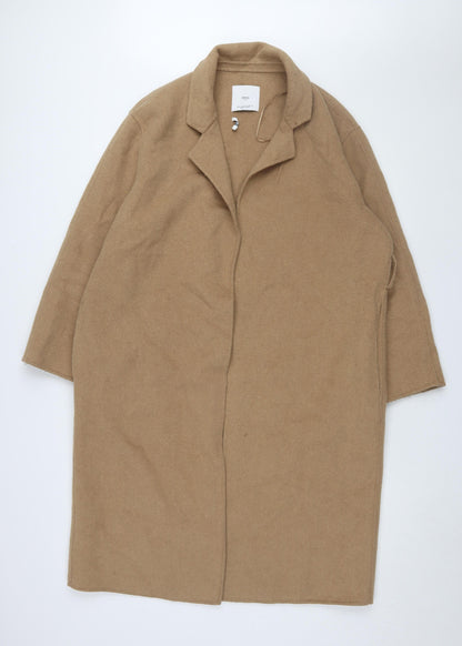 Womens UK Size S MNG Beige Overcoat