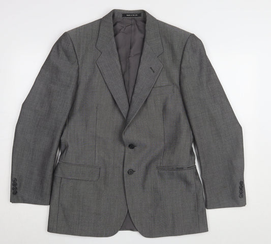 Mens UK Size 38 St Michael Regular Grey Suit Jacket