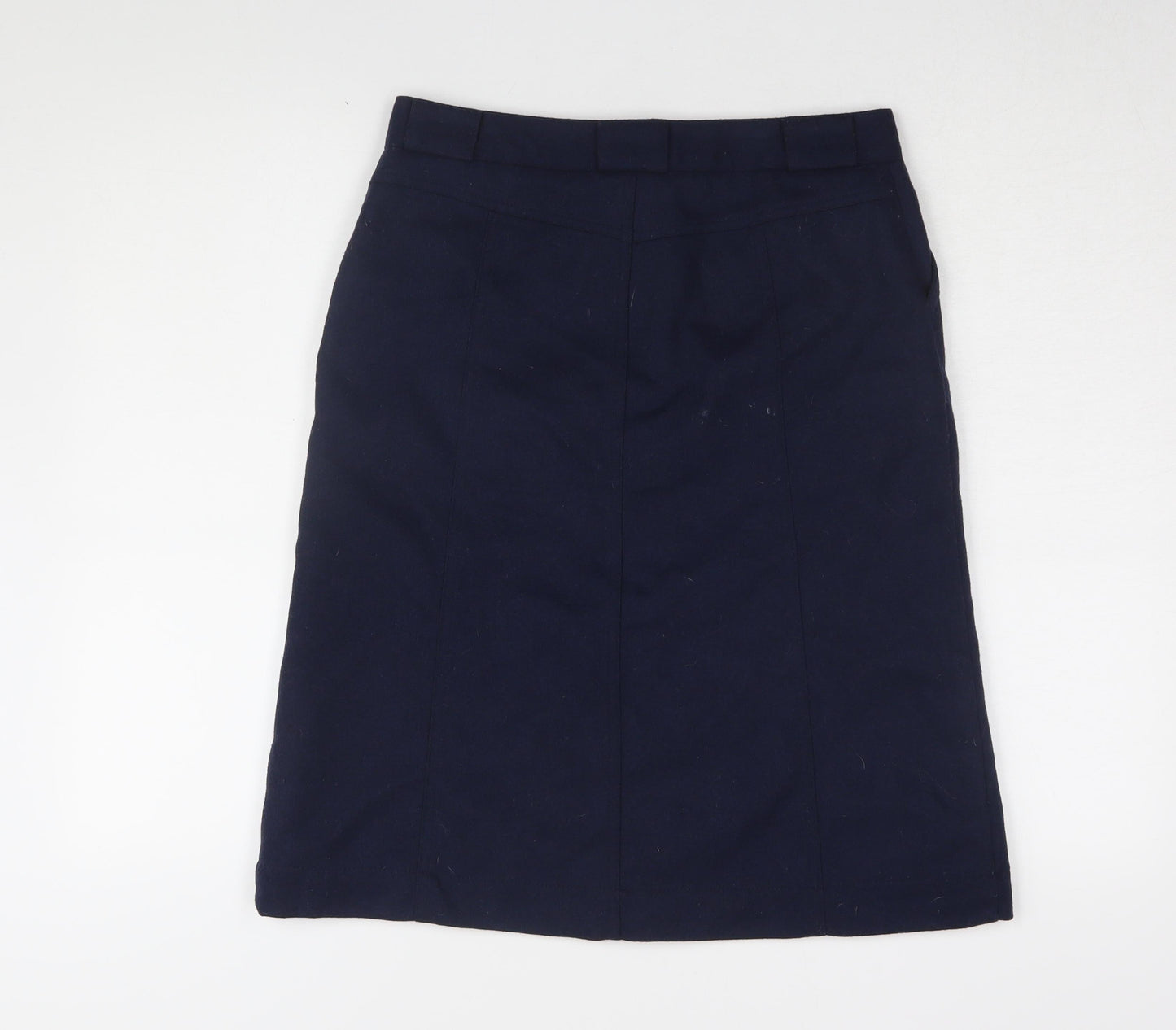 Gap Women's Blue Wool Blend Knee-Length Pencil Skirt