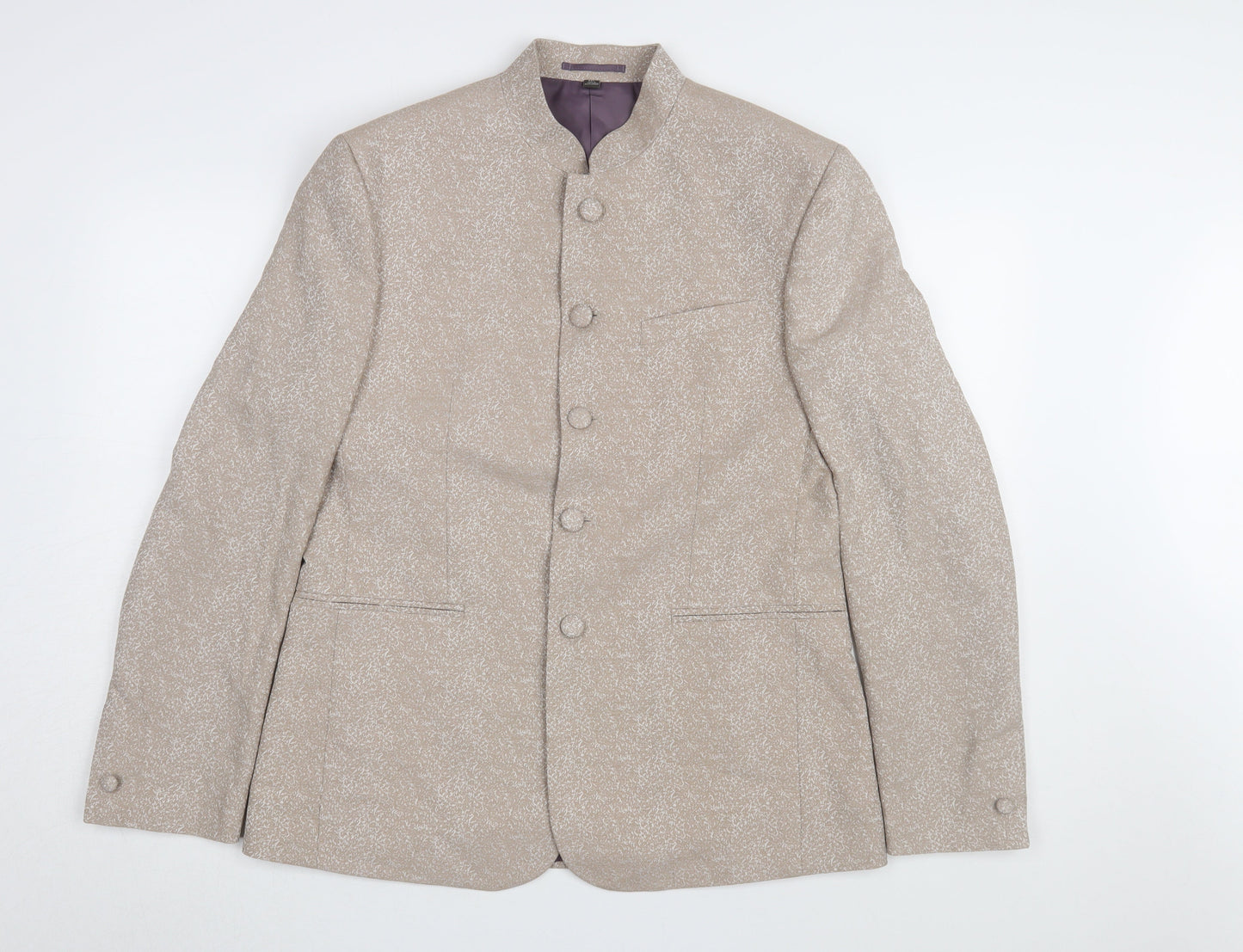 Marks & Spencer Beige Floral Suit Jacket L