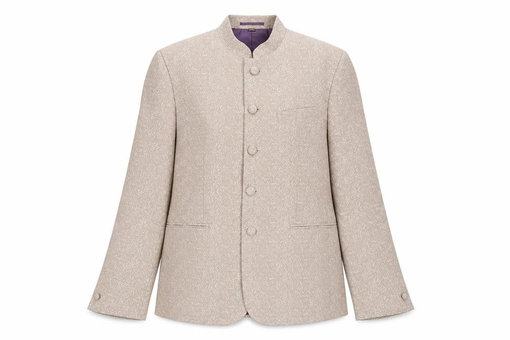 Unisex Adultss UK Size L Marks and Spencer Regular Beige Suit Jacket