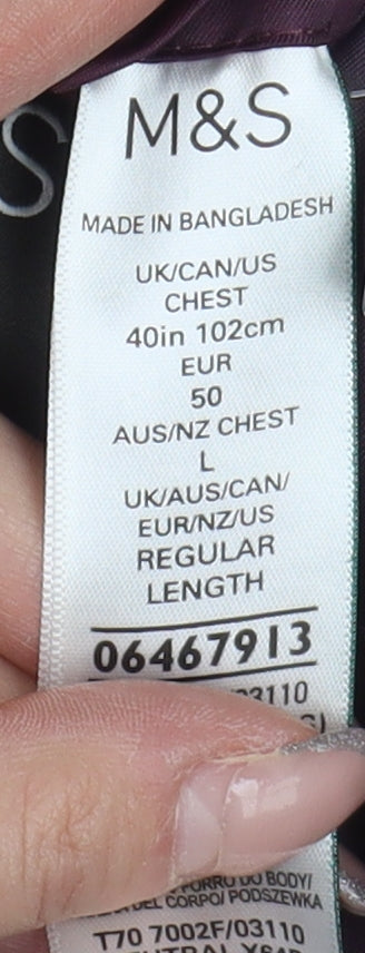 Marks & Spencer Beige Floral Suit Jacket L