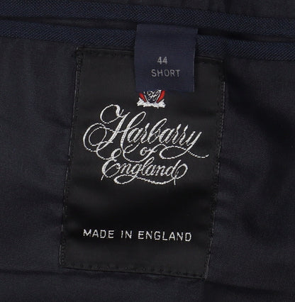 Mens UK Size 44 Harbarry of England Regular Blue Suit Jacket