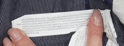 Zara Women's Grey Linen Blazer Size 14 Regular