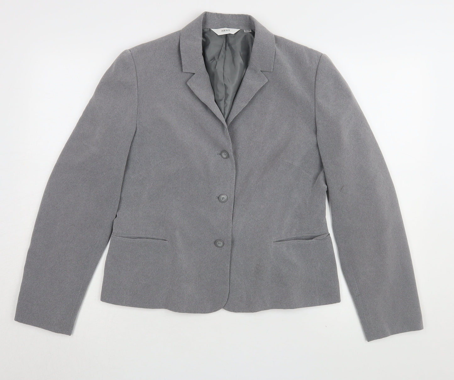 Next Women's Grey Suit Jacket Size 14, Formal Workwear