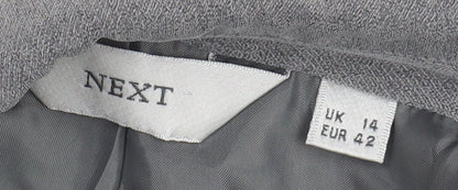 Next Women's Grey Suit Jacket Size 14, Formal Workwear