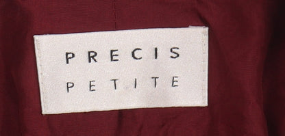 Precis Petite Brown Pinstripe Blazer Women UK 14